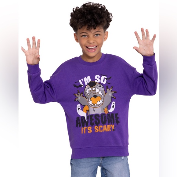 Lilo & Stitch Boys Halloween Graphic Sweatshirt - Picture 2 of 7